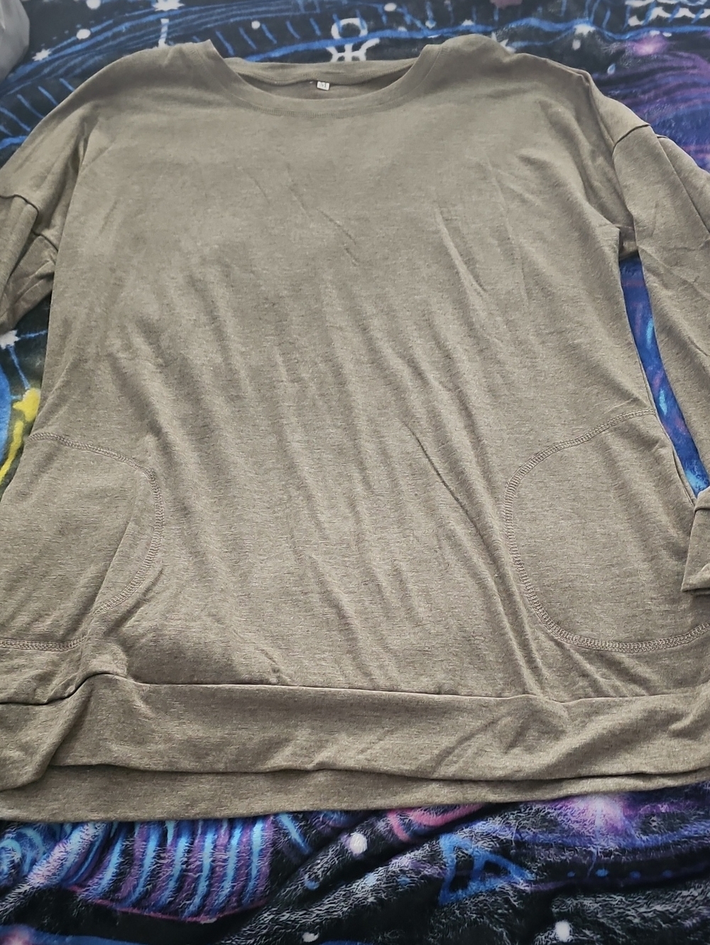 NWOT Amazon Mocha Long Sleeve Women's Tee
